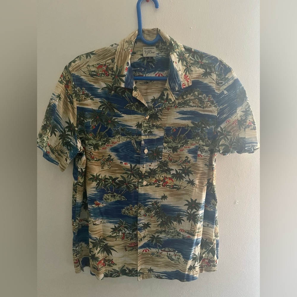 J. Crew Men's Hawaiian Button Up